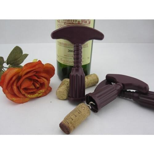 Simple plastic wine Bottle Openers / Corkscrews device