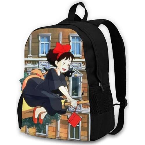 Kikis Delivery Service Adult backpacks, leisure bags, backpacks, storage bags, men women backpacks