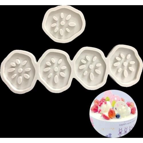 Lotus root silicone mold diy jelly chocolate cake mold