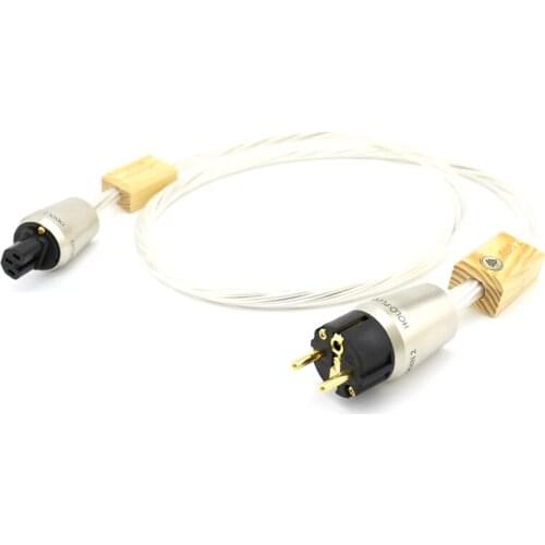 High quality ODIN 2 reference power cord with gold-plated EU Plug version
