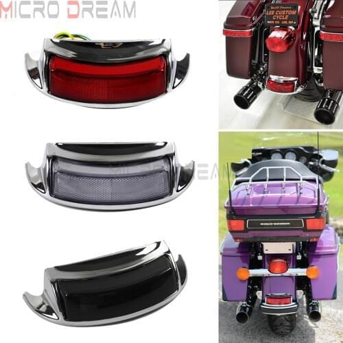 Motorcycle Rear Auxiliary Fender Tip Lights LED Brake Light For Harley Touring FLHTC FLHTCU FLHTCUL FLHTK FLHTKL FLTRU 2009-Up