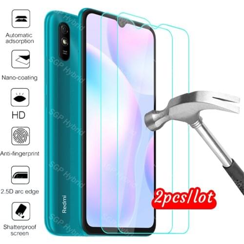 On redmi 9a glass tempered glass for xiaomi redmi 9a 9 a a9 redmi9a screen protector film xiomi xaomi xaiomi