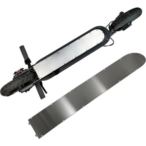 Electric Scooter for Xiaomi M365 Chassis Shield Scooter Battery Bottom Cover Protection Stainless Steel Plate Skid Accessories