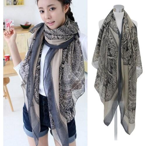 Fashion Forest fawn Scarf Women Comfortable Long Neck Large Scarf Shawl Hijabs For Lovers Spring Winter Soft Wrap Souvenir Gifts