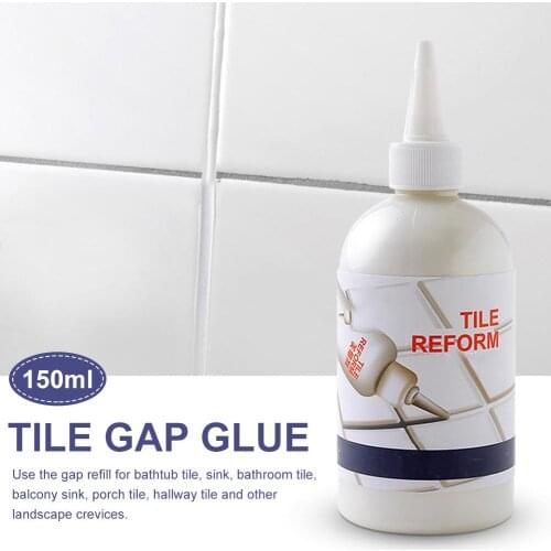 150ML Tile Gap Glue Durable Efficient Gap Refill Gel Tile Grout Repair Sealant Restorer for Bathtub Washbasin Porch