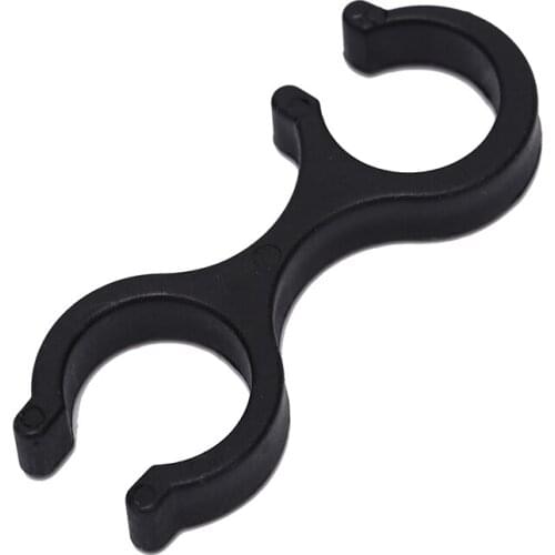 2Pcs Walking Stick Buckle Crutch Ski Trek Pole Rubber Tip Hiking Equipment Accessories Outdoor Trekking Pole Buckle