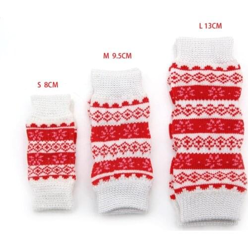 4Pcs Pet Dog Puppy Cat Winter Snow Leg Warmer Sleeves Protectors Pet Supplies W215