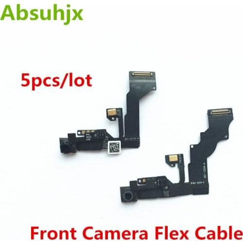 Absuhjx 5pcs Front Camera Flex Cable for iPhone 6S 6SP Plus 6G 6P 6+ Facing Camera Replacement Parts