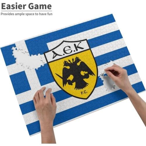 Aek Athens Fc Jigsaw Puzzle Puzzles For Adults Release Pressure Kids Games Toys Aek Athens Football Greece Athens