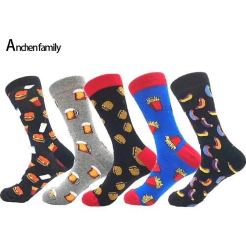 ANCHEN FAMILY Mens Long Socks