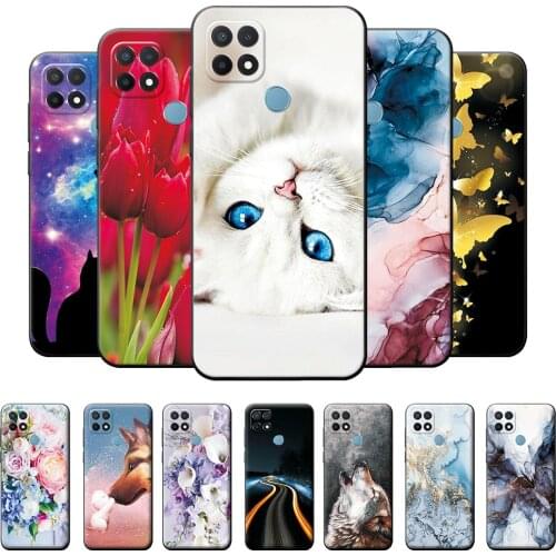 For OPPO A15 Case For OPPO A15 Silicone Back Cover Case For OPPOA15 2020 6.52 inch Cute Baby Cat For OPPO A15 Phone Cases Bumper