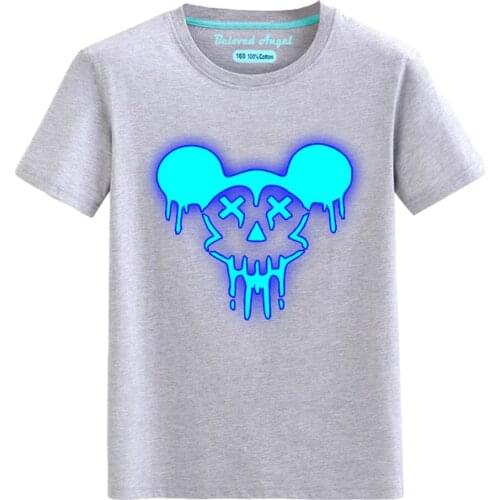 Beloved Angel Luminous Kids T Shirt Christmas Children Clothes Baby Boys Girls Casual T-shirt Summer Short Sleeve Tee Tops