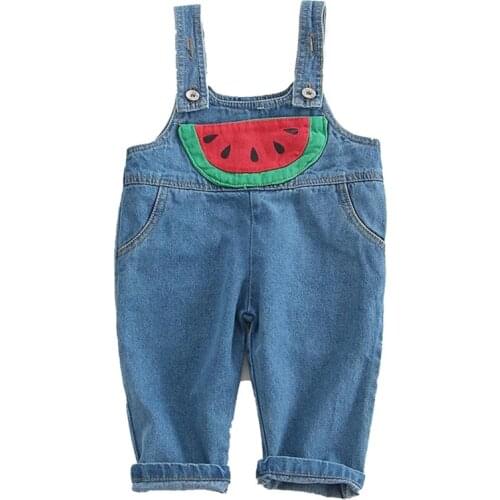 Baby Clothing Jeans Overalls Boys Girls Denim Pants Toddler Girl Cute Summer 2 3 4 5 6 yrs Kids Bib Pant Clothes Childrens Wear