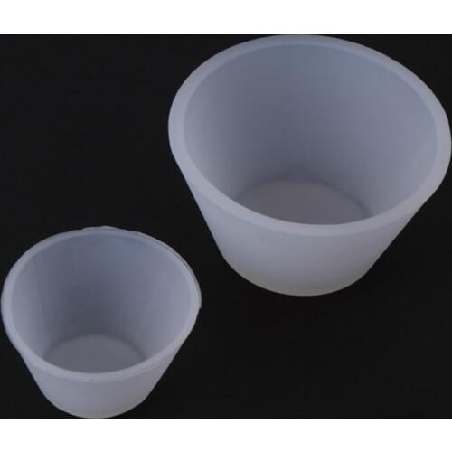 1pc Silicone Mold Cup Dispenser DIY Epoxy Resin Jewelry Making Tool Handmade 2 Size Jewelry Tools