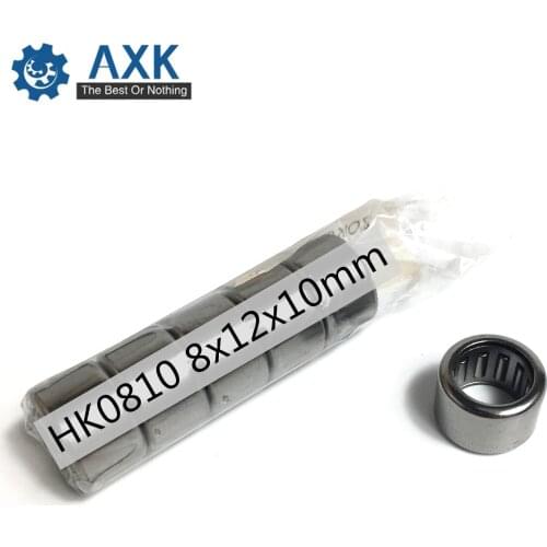 HK0810 Needle Bearings 8*12*10 mm ( 10 Pcs ) Drawn Cup Needle Roller Bearing HK081210 TLA810Z 57941/8