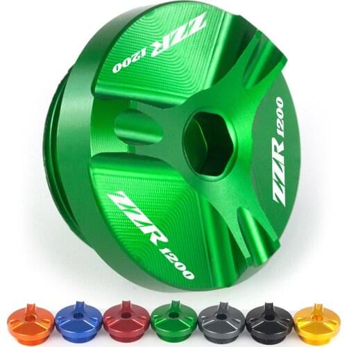 Engine Oil Filler Cap Fuel Filler Tank Cover For KAWASAKI ZZR 1200 ZZR1200 2002-2005 ZZR 1400 ZZR1400 2006-2019 Oil Filler Screw
