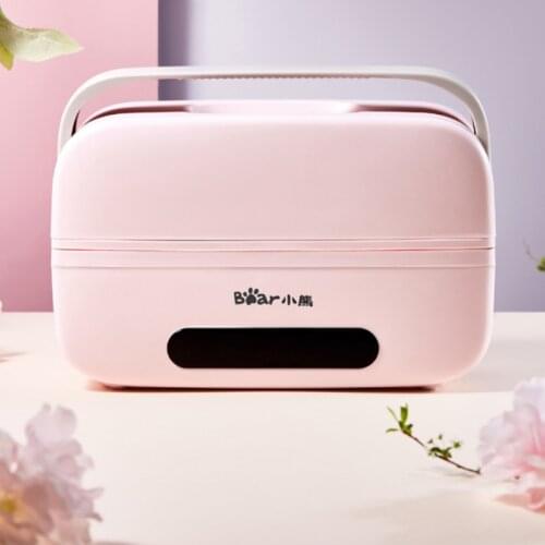 Electric Heating Lunch Box Student Dormitory Travel Intelligent Touch Food Heater Storage Container Bear/DFH-B10T6