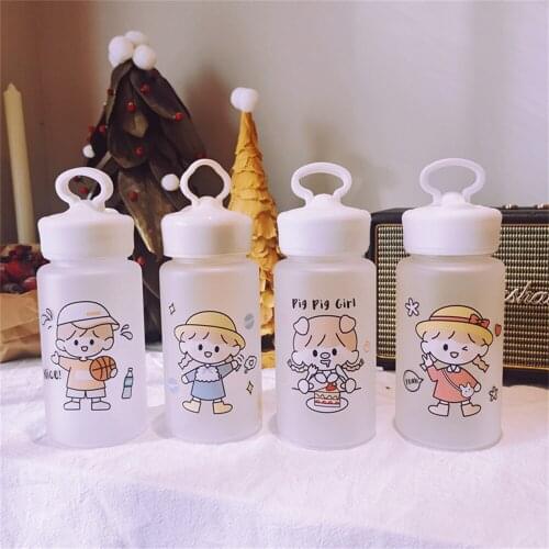 500ml Cute Boy Plastic Portable Water Bottles for Girls Drinking Plain BPA Free Tea Mug Deer Outdoor Sport Camping Cup