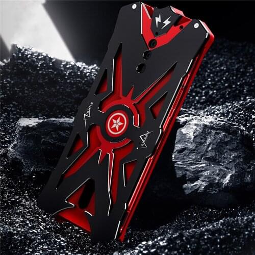 Heavy Duty Metal Armor Phone Case for Nubia Red Magic 5G Phone Shockproof Anti-fall Protective Full Cover Case for Red Magic 5G