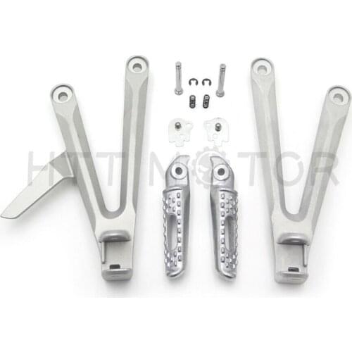 Aftermarket Free Shipping Motorcycle Parts Rear Passenger Foot Pegs Bracket Fit For Honda CBR600RR RR 2005 2006 POLISH