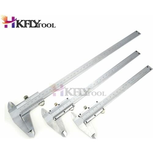70mm 100mm 150mm 200mm 300mm Vernier Caliper Carbon Steel Caliper Gauge Micrometer Pie De Rey Paquimetro Measuring Tools