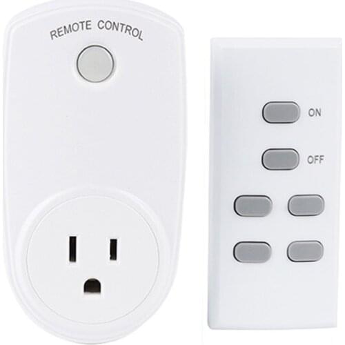 Smart Plug 433 mhz Remote Control Wireless Socket Home House Power Outlet USA Standard (1 Socket+1 Remote)