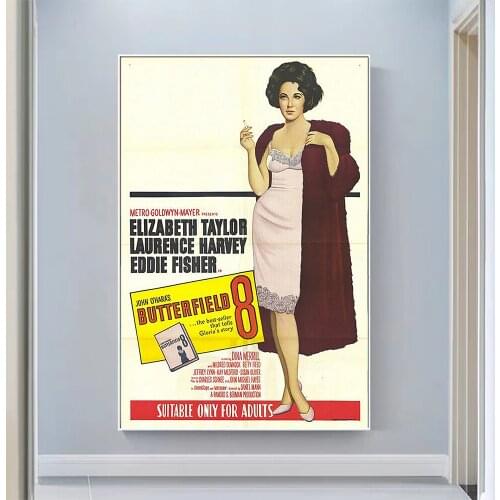 V0749 Butterfield 8 Vintage Classic Movie Wall Silk Cloth HD Poster Art Home Decoration Gift
