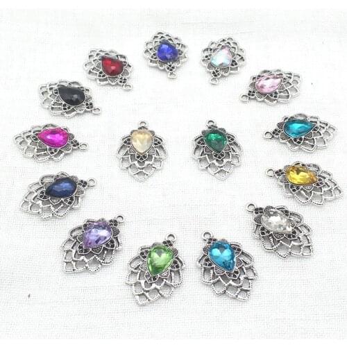 10pcs/lot 36*25MM Metal Sewing Craft Supplies for Handicraft Diy Manualidades Accessories Decorative Pendant Buttons for Clothes