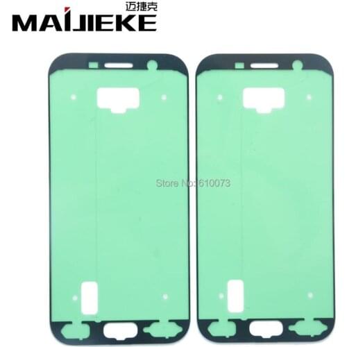 20PCS MAIJIEKE Ori For Samsung Galaxy A3 A5 A7 2017 A320 A520 A720 Housing Sticker Front Frame Plate Cover Adhesive Tape Glue