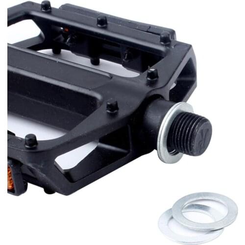 4PCS Bicycle Pedal Axis Washer Silver Bike Crank Gasket Pedal Aluminum Tighten Washer Cycling Practical Accessories