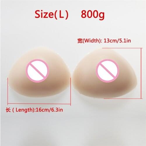 800g/Pair Silicone Breasts Forms For crossdresser False Boobs Fake Artificial Breast