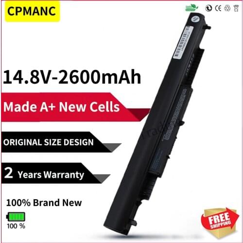 HSW 4Cells For Pavilion 14-ac0XX 15-ac0XX HS03 HSTNN-LB6V HS04 HSTNN-LB6U Laptop Battery for HP 245 255 250 240 G4 Notebook PC