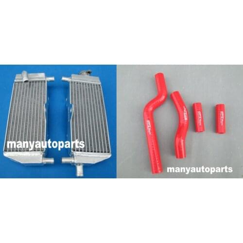 Aluminum radiator& RED hose FOR Yamaha YZ250 YZ 250 1996 1997 1998 1999 2000 2001