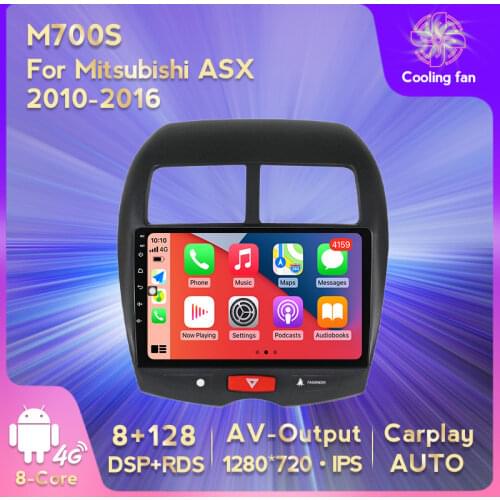 Car Radio 6G+128G Android 11 Multimedia System For Mitsubishi ASX 2010-2016 Car DVD GPS Navigation Radio Player built in Carplay
