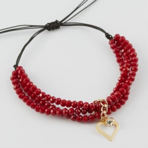 3'lü Crystal Bracelet (Yellow Color)