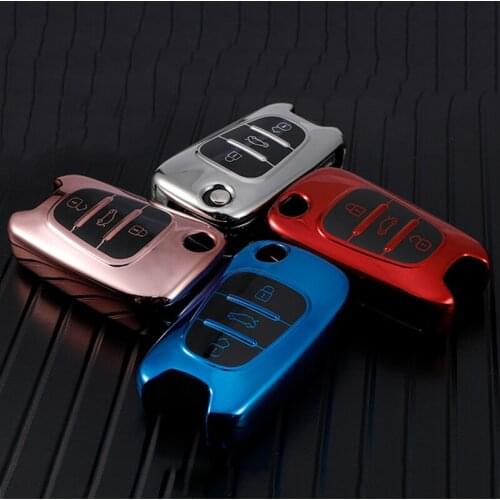 Car Key Case For Kia Sportage Rio 3 Alma Optima Ceed Pro K5 K2 Pride For Hyundai I20 I30 Ix20 Ix35 Elantra Accent Shield Cover