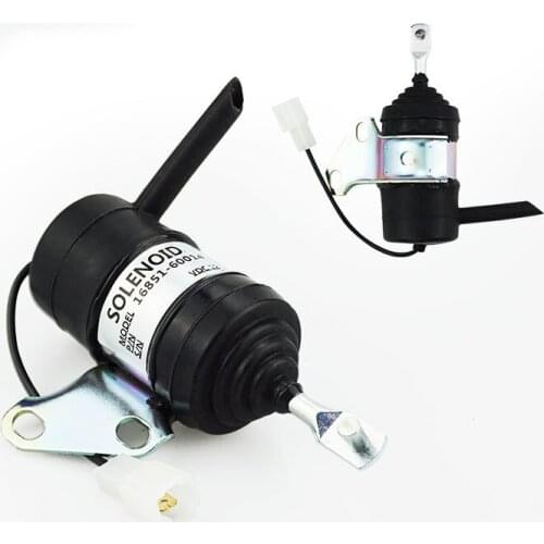 For Kubota Fuel Shut Off Solenoid 16851-60010, 16851-60014, 052600-4531 for Denso B7410D BX1500D BX1800D