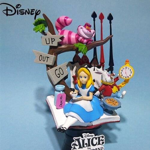 Disney Alice In Wonderland Princess Anime Pvc Action Figure Decoration Collection Figurine Model Doll Toys For Childrens Gift