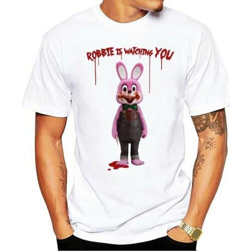 Xxxxl Robbie Rabbit Tshirt Silent Game Fan Hill Horror Tshirt 4Xl 5Xl Xxxxxl
