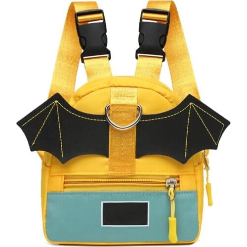 Canvas Dog Hiking Backpack Harness Bat Wing Small Puppy Saddle Bag Pet Supplies