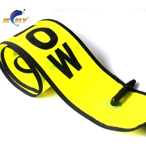 Jeely DIVING SMB 45*5" Buoy Colorful Visibility Safety Inflatable Scuba Diving SMB Surface Signal Marker Buoy Accessory