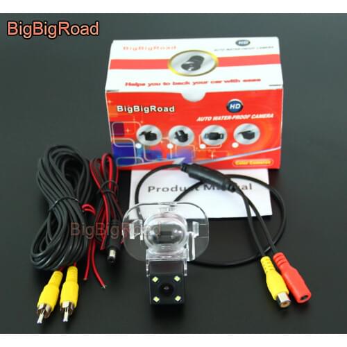 BigBigRoad Car Rear View Backup Camera For Hyundai Verna Solaris ix20 Accent RB 2010 2011 2012 2013 2014 2015 / i10 Sedan 2018