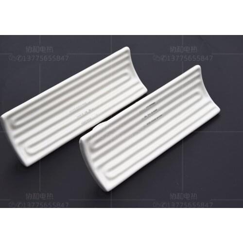 Blister machine buried far infrared ceramic heating plate, ceramic heating brick heating tile 240 * 80mm arc