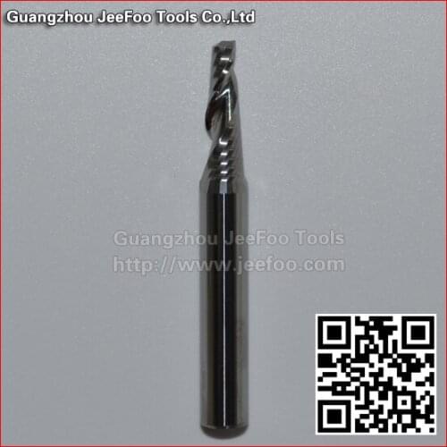 6.35*5degree*18*50L Tungsten Carbide One Spiral Flute Taper End Mill /Engraving Wood Router Bits Cutting Tool A Series