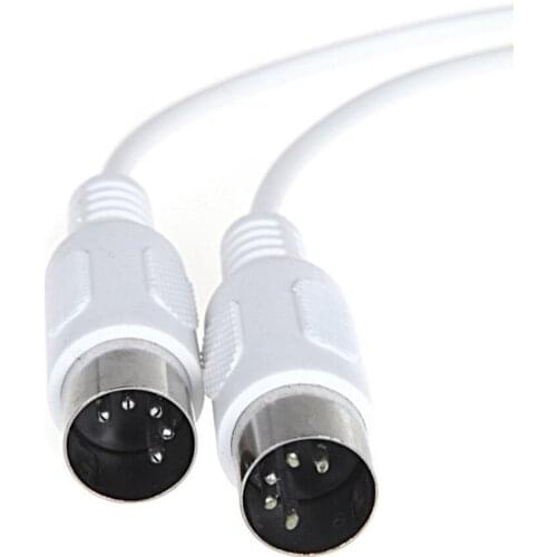 Music Editing Line Double Head Five Needle Connection Line MIDI Cable