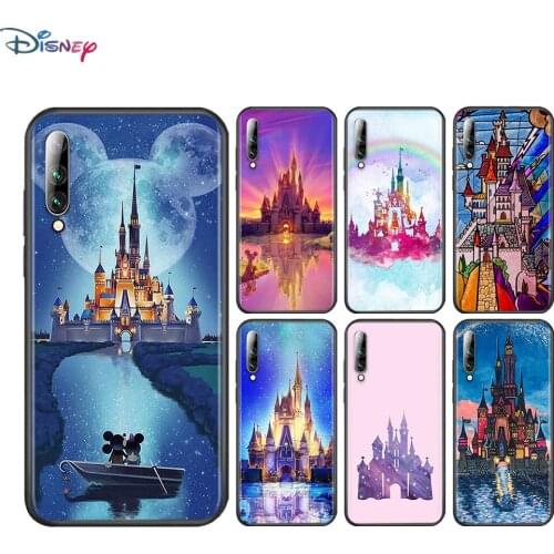 Disney Castle For Samsung Galaxy A90 A80 A70 S A60 A50S A30 S A40 S A2 A20E A20 S A10S A10 E Black Soft Phone Case