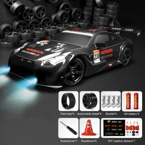 New 1:16 4WD Drift RC Car Racing Drive Match 30km/H 2.4G Remote Control High Speed Rc Cars For Adults kids GTR Model Toys