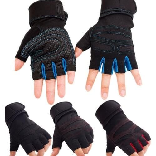 Gym Gloves Fitness Weight Lifting Gloves Body Building Training Sports Exercise Sport Workout Glove for Men Women M/L/XL