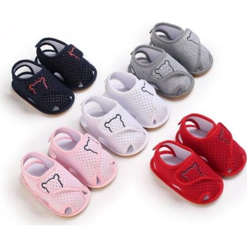 2021 Baby Girls Boys Sandals Premium Soft Anti-Slip Rubber Sole Infant Summer Outdoor Shoes Toddler First Walkers 0-18 Months