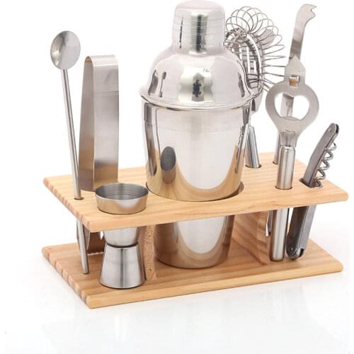 750ml Stainless Steel Cocktail Shaker Mixer Wine Martini Boston Shaker for Bartender Drink Kit Party Bar Tools